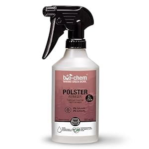 Bio-Chem Bekledingsreiniger, 500 ml, concentraat, autostoelreiniger, tapijtreiniger, sofareiniger, vlekverwijderaar en geurneutralisator voor stof, bekleding, tapijt en nog veel meer, in het huishouden en in de auto