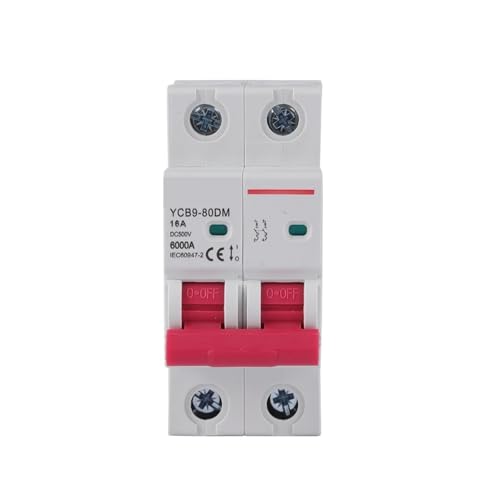 Disjoncteur de sécurité 16A 500V avec pouvoir de coupure 6000A YCB9-80DM