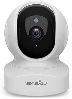 wansview WiFi IP Baby Camera, 1080P Wireless Home Security Camera Q5 for Baby, Elder, Pet Camera Monitor with APP Notification, 2-Way Audio Night Vision Pan Tilt Zoom, Works with Alexa
