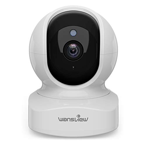 wansview Security Indoor Pet Camera, 2K Dog Camera with APP, WiFi CCTV Camera House Security for Baby Monitor, Real-time Alert 2-Way Audio Night Vision Pan/Tilt, TF Card Storage, Works with Alexa Q5