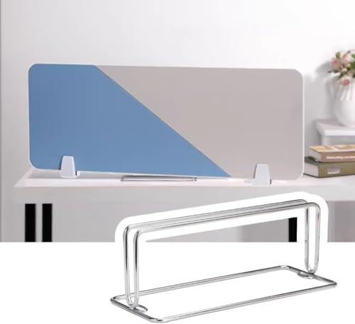 Desk Privacy Divider with Noise Cancelling Panels - Office Partition Sneeze Screen, Desktop Privacy Baffle for Enhanced Focus & Productivity in Shared Workspaces