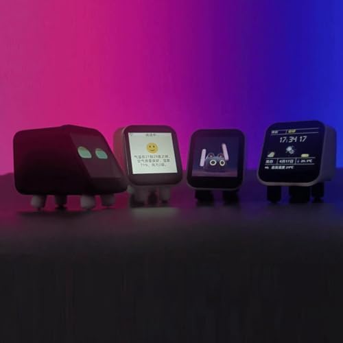 Robot de Chat AI Xiaozhi Compagnon Connecté avec Écran Météo WiFi - 3
