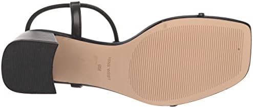 Nine West Women's GARDEEN3 Heeled Sandal, Black, 7.5 | Image 3