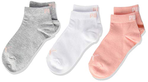  PUMA Kids' Quarter Socks (3 Pack) Chaussettes,...