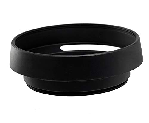 Image of Rainbowimaging LT52 52 mm Vented Metal Hood Shade for Leica Leitz Zeiss Voigtlander Nikon Lens (Black)