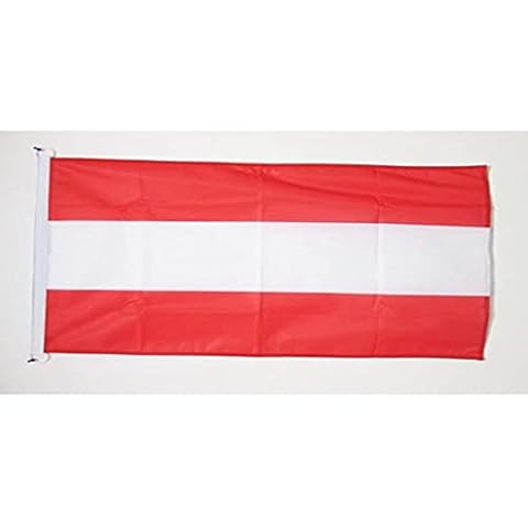 AZ FLAG BOOTFLAGGE ÖSTERREICH 45x30cm - ÖSTERREICHISCHE BOOTSFAHNE 30 x 45 cm Marine flaggen Top Qualität Cover
