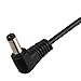 Yibuy 10pcs DC Corded Power Supply Elbow Plug Copper Conductor 5.5 * 2.1mm Maximum Current DC 5A for Expansion