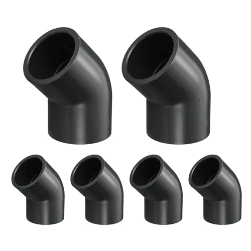 DTGN coude PVC 1" 45° raccord SCH80
