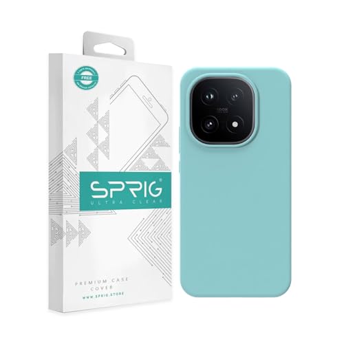 Image of SPRIG Compatible with IQOO 15 5G SilkTone Silicone Back Cover Drop Tested Shock Proof Mobile Case for Men, Women, Boys and Girls with Camera Protection (Light Green)