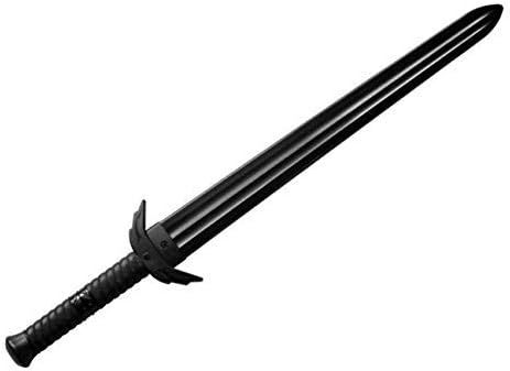 Martial Arts Black Polypropylene Plastic Medieval Training Sword - V2