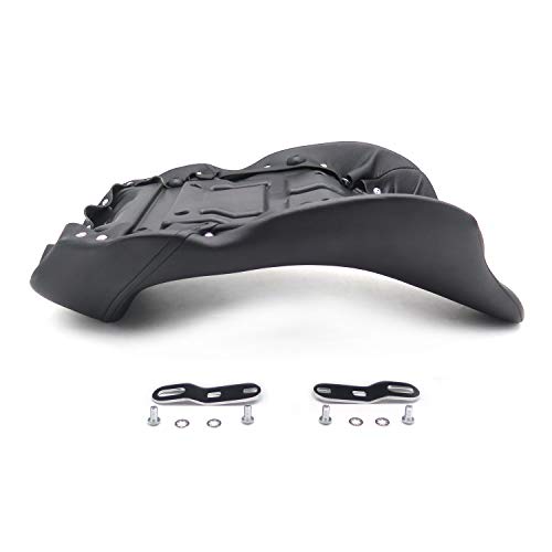 Hongk- Black Modern Low Profile Solo Seat Compatible With 2008-2017 Harley Touring Bagger Dresser [P/N: Tghd-Seat002-Bk] #TOP7