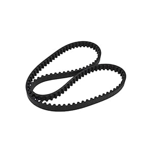 ECSiNG Maaimachine Aandrijfriem HTD856-8M-12 Compatibel met Stiga 105 Combi Deck 9585-0165-01 107-Tandteller 8mm Tandafstand 12mm Breedte 856mm Omtrek Rubber Zwart Synchrone
