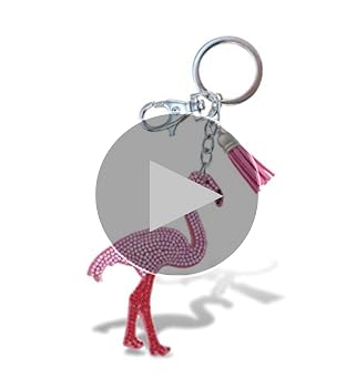 flamingo♡ Diamond and Pink Sapphire Flamingo Bird Pendant Necklace