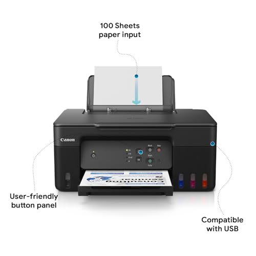 Canon PIXMA MegaTank G2730 All-in-One (Print, Scan, Copy) Inktank Colour Printer with 2 Years Standard Warranty - Image 4