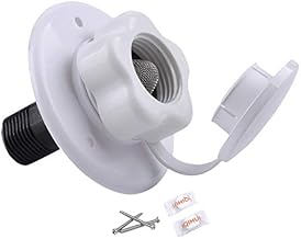 1 RV White City Fill Water Inlet Flange 2 3/4" Check Valve RV Trailer White City Fill Water Inlet Flange 2 3/4" Check Valve RV Trailer RV White City Water Fill Inlet Flange