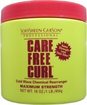 SOFT SHEEN Carson Care Free Curl Cold Wave Chemical Rearranger Maximum Strength 16oz/454g