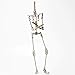 HNK DIY Professional Studio Stop-Motion Armature Kit Stainless Steel Cinematic Animation Puppet with Tie-Down System, Not-Ready Articulated Humanoid Skeleton for Stop-Motion Project (28 cm)