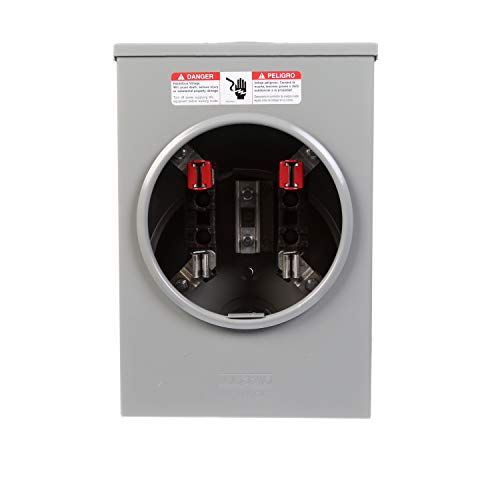Socket de compteur Oh 100A boîtier de comptage électrique monophasé ring type
