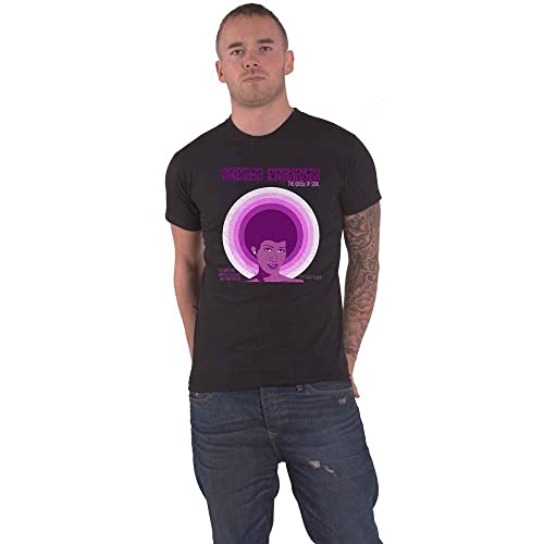 Aretha Franklin T Shirt Live Fillmore West 71 Nouveau Officiel Unisex Noir Size L