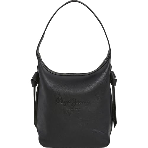 Nero Pepe Jeans Caddy Code Shoulder Bag One Size