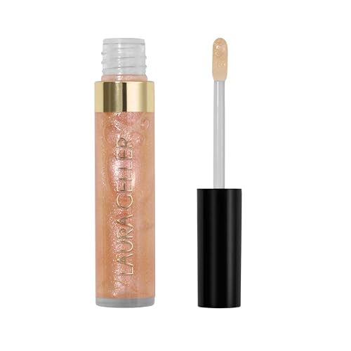 LAURA GELLER NEW YORK Color Luster Lip Gloss - Gilded Honey - Non-Sticky Lip Gloss Treatment with Sheer High-Shine Color
