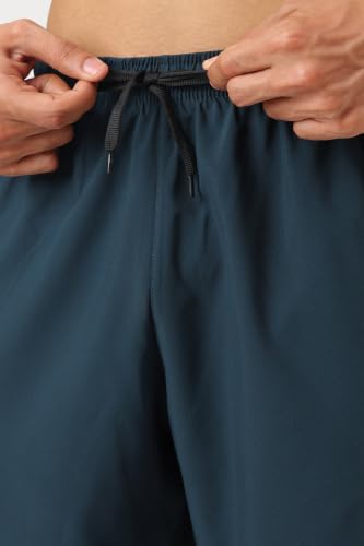 Image of FUAARK Double Layer 2 in 1 Sports Shorts with Inner Tights for Men Gym Tight Short with Pocket