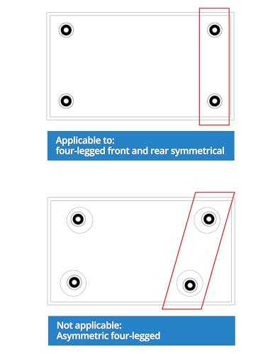 QWORK® 2 Stücke Mikrowellenhalterung Wand, Mit Teleskoparme 230-400mm, Schwarz, für Meisten Mikrowellenherde, Inklusive Montagematerial