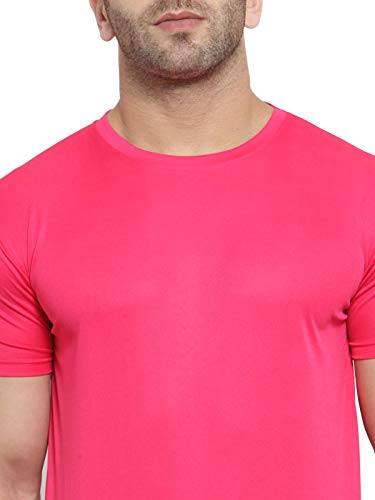Image of AWG ALL WEATHER GEAR Men's Round Neck Half Sleeves, Lightweight Quick Dry Regular Dry Fit Sports T-shirt