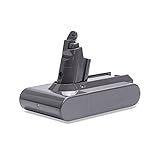 aspirador dyson ball multifloor extra 【Tipo de Batería】: Especificación de la batería: Ion de litio recargable | Tensión de la batería: 21,6V | Capacidad de la batería: 3500mAh/75,6Wh | Extraíble y recargable | Tiempos de ciclo: ≥500ciclos | Fabricación de alta calidad, especialmente diseñada para las aspiradoras Dyson V6, compatible con todas las aspiradoras de la serie V6, mismo tamaño y función que la original. Por favor, cargue completamente la batería antes del primer uso. (Nota: Por favor, enfríe la batería antes de cargarla).