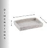 Portajabón con Efecto Piedra, Sostenedor con Taza y Dispensador, Poliresina, Compacto, Gris | Mantiene las Barras de Jabón Secas, para Lavabo, Ducha o Encimera de Cocina, Drenaje Prolonga la Vida del Jabón, Construcción Duradera, Autodrenante 8