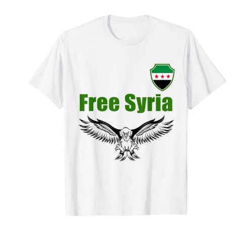 Siria/Syria flag , Free syria/Siria Flag Gift. Maglietta