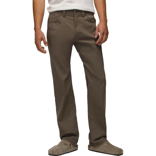 prAna Men's Brion Pant, Mud, 28W x 34L