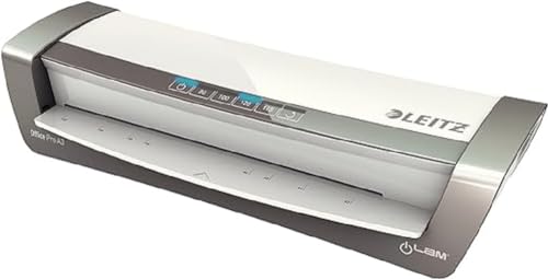 Plastifieuse A3 à chaud Leitz iLAM Office Pro haute performance et kit de pochettes brillantes