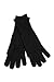Fishers Finery Women's 100% Pure Cashmere Gloves, Cable with Extended Cuff Black
