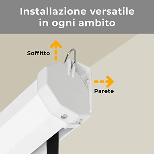 Schermo Proiezione Provis Manuale a Molla (96