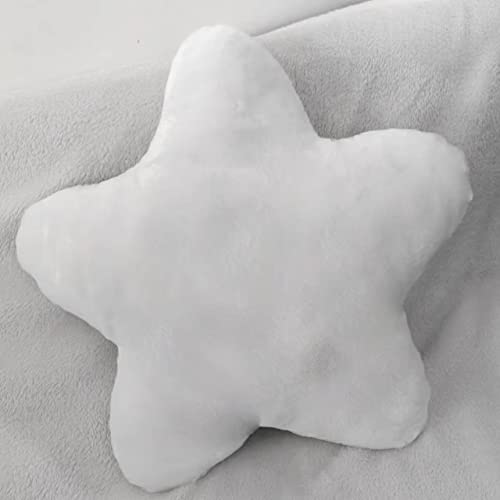 Togtlafil Star Fluff Pillow,Throw Pillow Butt Cushion Pillow,Seating Cushion,Cute Room Decor & Plush Pillow For Bedroom Sofa Chairk,15.7In(White) #TOP1