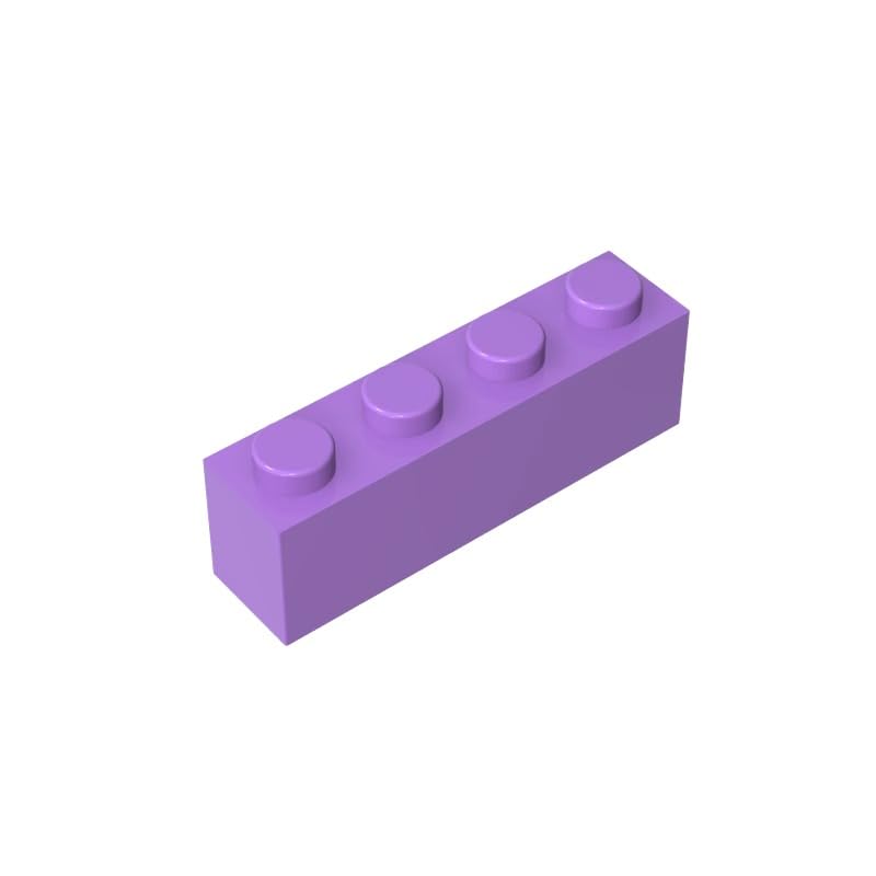 3010 Basic Bricks Brick 1x4 50 Pieces GDS-534 Compatible with Lego Building Blocks Color:Medium Lavender