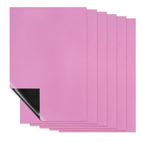 Tableau blanc effaçable pour cuisine organisateur de bureau magnétique rose 6 pcs