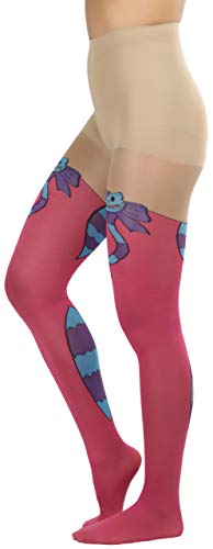 Image of ToBeInStyle Women's Cute Thigh High Printed Character Tights
