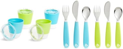 Munchkin - Splash Toddler Utensil Set (Green)
