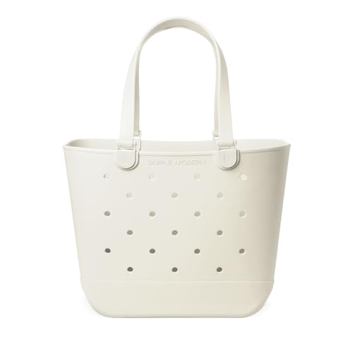 Simple Modern Extra-Large Beach Bag | Waterproof Getaway Rubber Tote