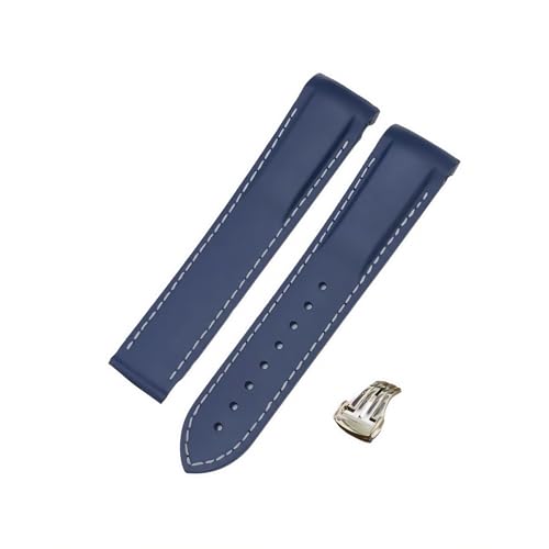 Bracelet de montre en caoutchouc 22mm silicone boucle pointue AT150 300