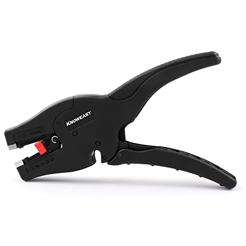 Image of Knoweasy Wire Stripper : 2-in-1 Heavy Duty Wire Stripper Plier and Cutter for 32-7 AWG (0.03mm-10mm), Essential Stripping and Cutting Tool for Professionals and DIY Enthusiasts