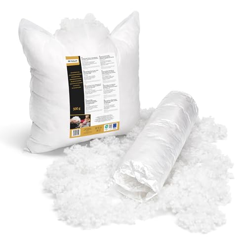 Polisoft Perlen-Füllwatte 1kg Für Kissen Kuscheltiere und Amigurumi Flauschige Füllmaterial für Kuscheltiere Antiallergische Öko-Tex 100 Zertifiziert Weiß (1000)