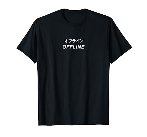 Offline Japanese Aesthetic Clothes Soft Grunge E-girl E-boy Camiseta