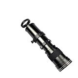 Compatibile con Canon RF EF Nikon FZ Sony AE Mount Camera da 420 a 800mm f8.3 a 16 Teleobiettivo zoom manuale,Partita di ricambio(Black,M4/3)