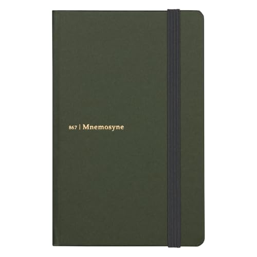 Maruman A6 Notebook Mnemosyne Journal con rayado de 6.5mm para notas fluidas