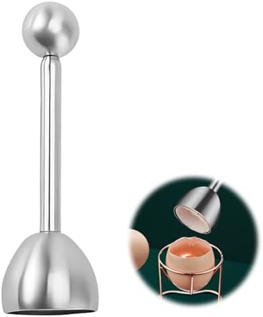 Coupe-Oeuf ZKGYUS - Ouvre-Oeufs à Ressort Pour Oeufs à La Coque Et Durs - ABS Et Acier Inoxydable