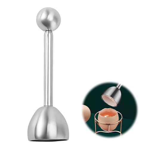 Eggs Hartei-Cracker Cracker Eieröffner,Eier Eierköpfer Edelstahl Shell,Eierknacker-Trennwerkzeug Tool Topper Eierschäler Eierkopf,Sollbruchstellenverursacher Ei,Eierschalensollbruchstellenverursacher