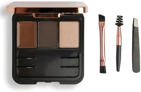 Revolution Beauty London Dark Eyebrow Sculpting Kit, 0.08 oz
